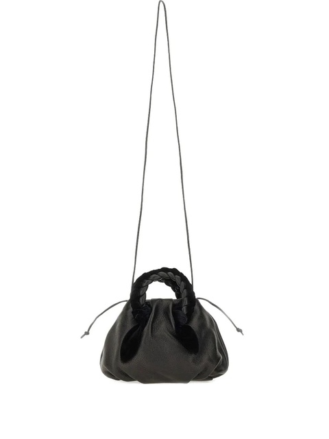 Hereu braided handle shoulder bag - Black - zdjęcie produktu nr 1