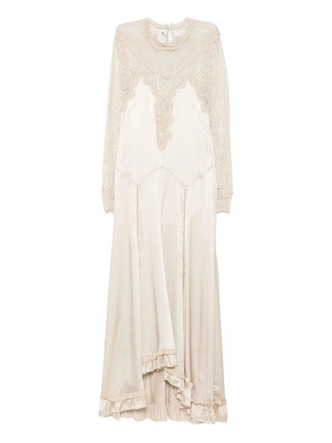 ISABEL MARANT Dolores ruffled dress - Neutrals - zdjęcie produktu nr 1