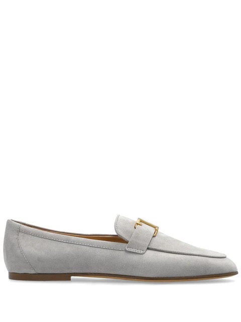 Tod's leather loafers - Grey - zdjęcie produktu nr 1