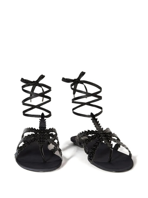 PUCCI feather embellished sandals - Black - zdjęcie produktu nr 2