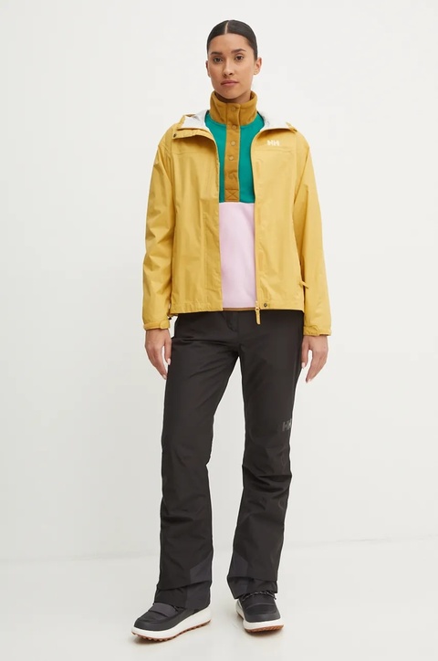 Helly Hansen bluza sportowa Daybreaker Snap kolor zielony wzorzysta 49535 - zdjęcie produktu nr 2