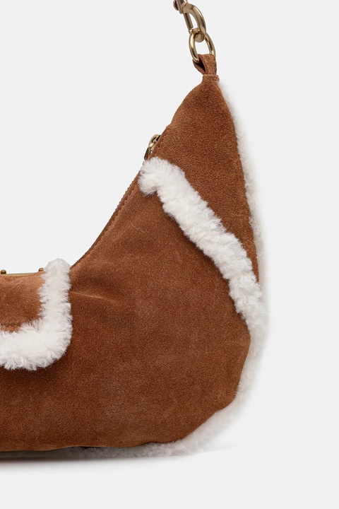 Marciano Guess torebka zamszowa kolor brązowy 5BGZ18 7412A - zdjęcie produktu nr 2