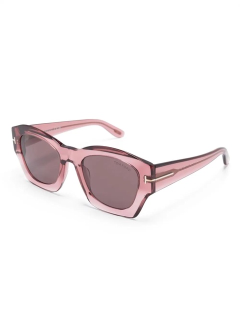 TOM FORD Eyewear Guilliana geometric-frame sunglasses - Pink - zdjęcie produktu nr 2