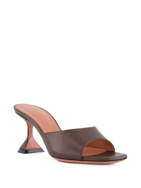 Amina Muaddi Lupita open-toe sculptural-heel sandals - Brown - zdjęcie produktu nr 2