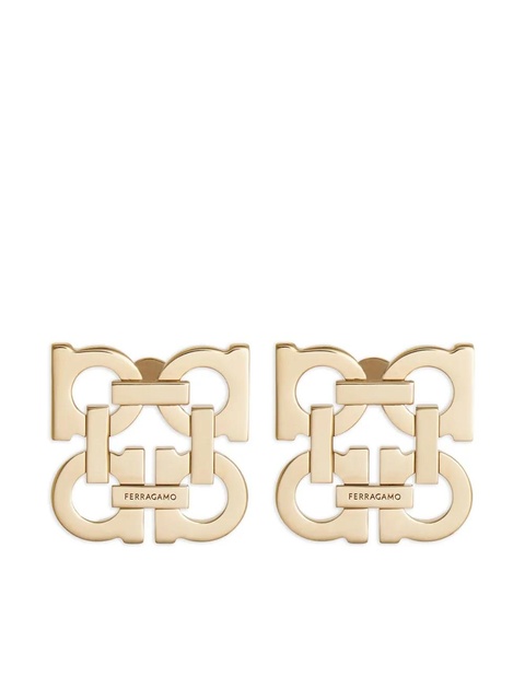 Ferragamo Gancini clip-on earrings - Gold - zdjęcie produktu nr 1