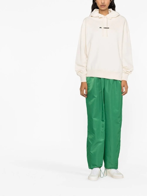 Jil Sander logo-print drawstring hoodie - Neutrals - zdjęcie produktu nr 2