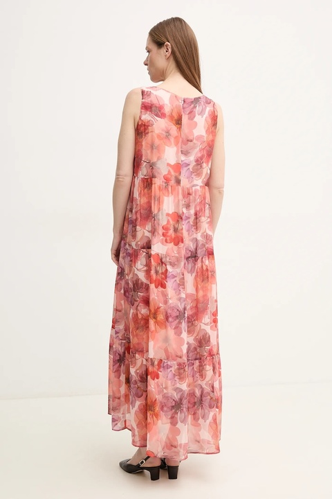 Marc Aurel sukienka kolor pomarańczowy maxi prosta 6530-1010-24784 - zdjęcie produktu nr 2