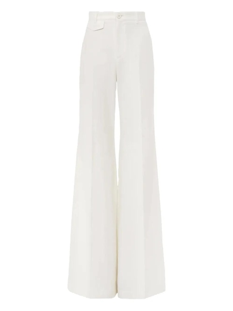 Chloé high-waisted flared trousers - White - zdjęcie produktu nr 1