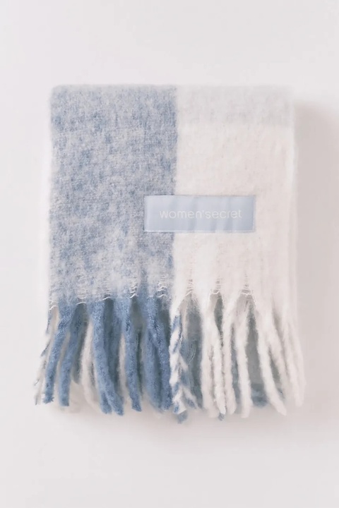 women'secret szalik damski kolor niebieski wzorzysty 5152864 - zdjęcie produktu nr 2