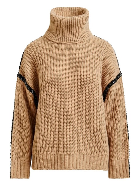 Essentiel Antwerp Indsay crystal-embellishment sweater - Neutrals - zdjęcie produktu nr 1