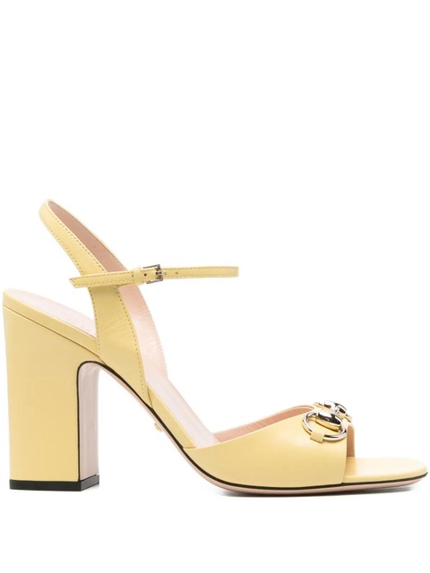 Gucci horsebit sandals - Yellow - zdjęcie produktu nr 1