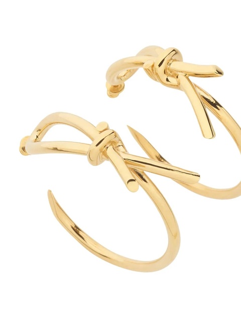Ferragamo asymmetric bow earrings - Gold - zdjęcie produktu nr 2