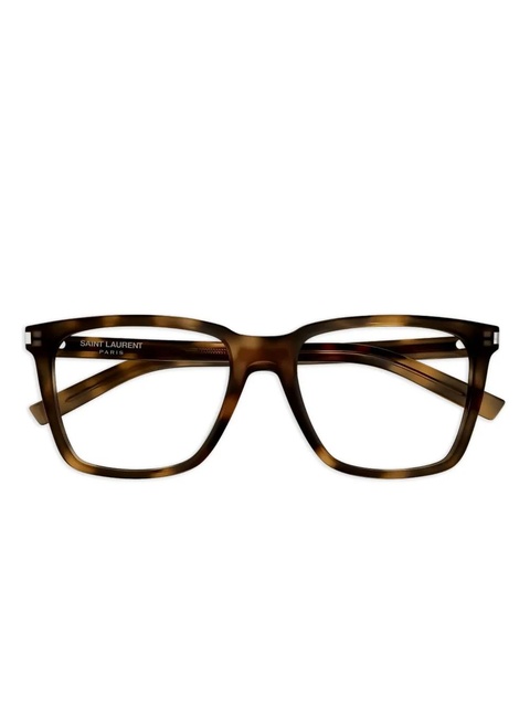 Saint Laurent Eyewear square-frame glasses - Brown - zdjęcie produktu nr 1