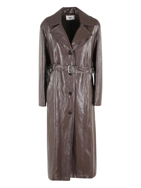 SOLOTRE belted jacket - Brown - zdjęcie produktu nr 1