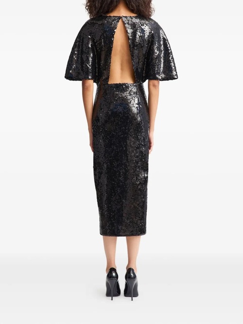 16Arlington Ermara sequinned midi dress - Black - zdjęcie produktu nr 2
