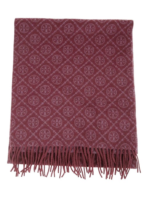 Tory Burch Double T scarf - Red - zdjęcie produktu nr 2