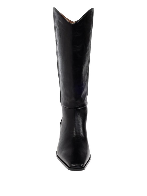Paris Texas 50mm Bettina leather pointed-toe boots - Black - zdjęcie produktu nr 2