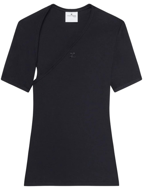 Courrèges Slash T-shirt - Black - zdjęcie produktu nr 1
