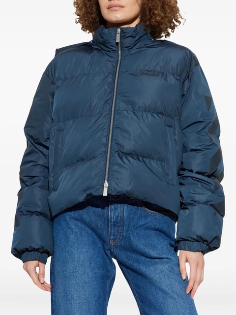Off-White arrow-print puffer jacket - Blue - zdjęcie produktu nr 2