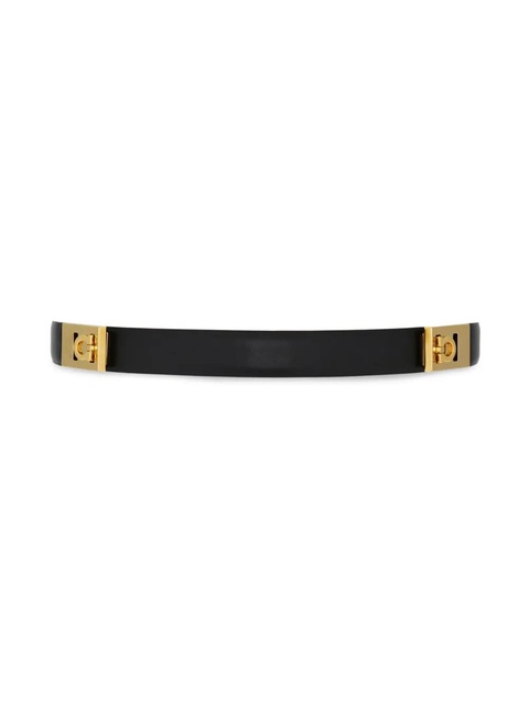 Ferragamo Gancini leather belt - Black - zdjęcie produktu nr 2