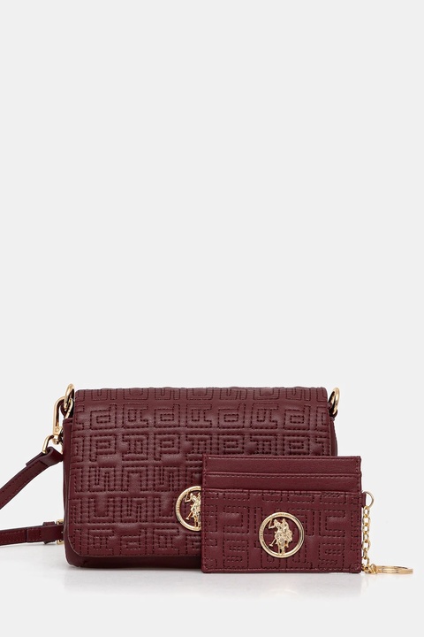 U.S. Polo Assn. torebka Box Bag kolor bordowy BIU2B8999WVP - zdjęcie produktu nr 1
