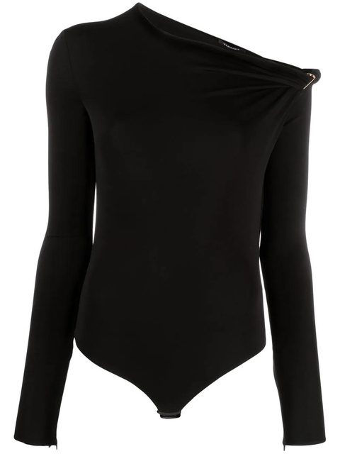 Versace off-shoulder long-sleeve bodysuit - Black - zdjęcie produktu nr 1