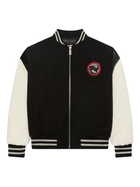 GCDS chest-patch bomber jacket - Black - zdjęcie produktu nr 1
