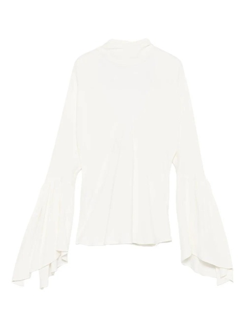 PINKO bell-sleeve top - White - zdjęcie produktu nr 1