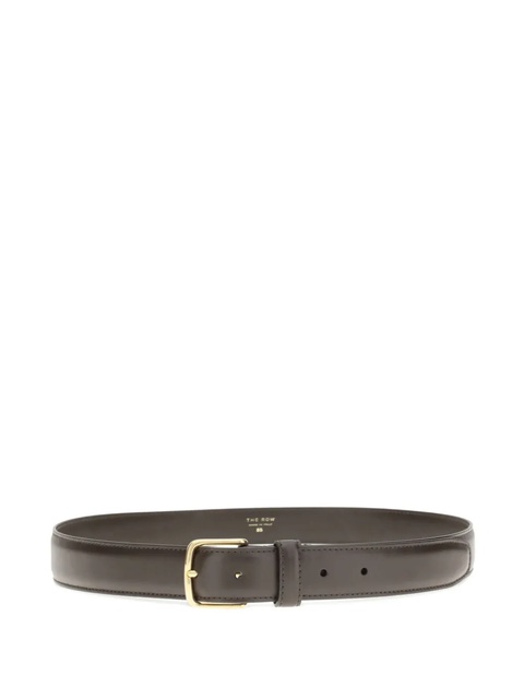 The Row leather buckle belt - Brown - zdjęcie produktu nr 1