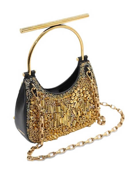 Alexander McQueen bead-embellishment mini bag - Gold - zdjęcie produktu nr 1