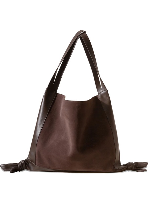 Hereu knotted-detail leather shoulder bag - Brown - zdjęcie produktu nr 1