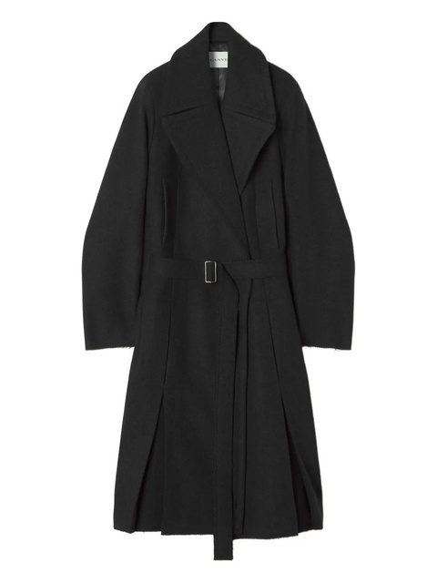 Lanvin belted wool coat - Black - zdjęcie produktu nr 1