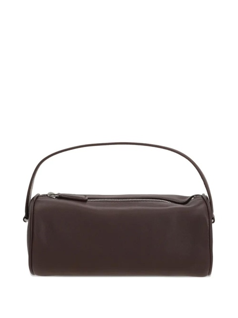 The Row Round 90s leather tote bag - Brown - zdjęcie produktu nr 2