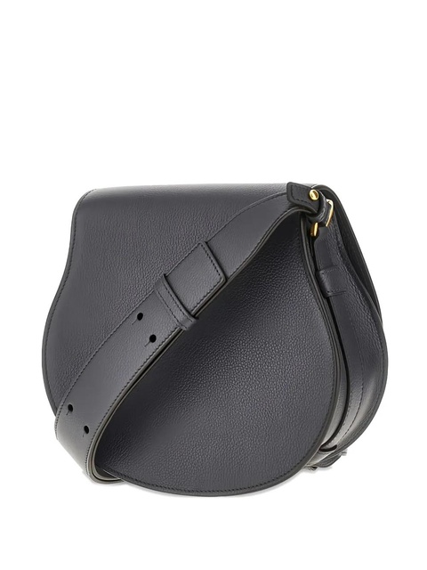 Chloé grained-leather strap shoulder bag - Black - zdjęcie produktu nr 1