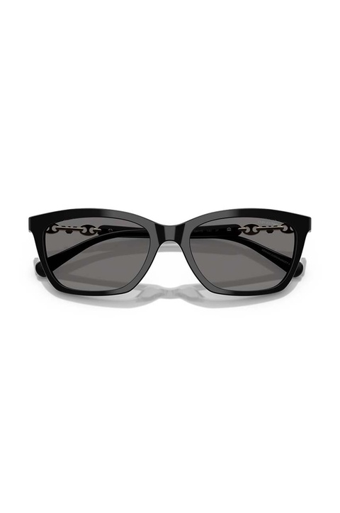 Emporio Armani okulary przeciwsłoneczne damskie kolor czarny 0EA4238 - zdjęcie produktu nr 2