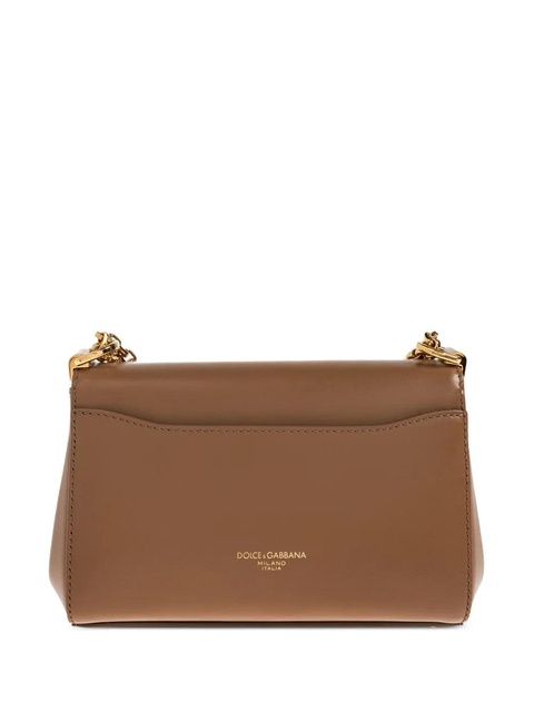 Dolce & Gabbana mini Marlene City chain-strap flap tote bag - Brown - zdjęcie produktu nr 2