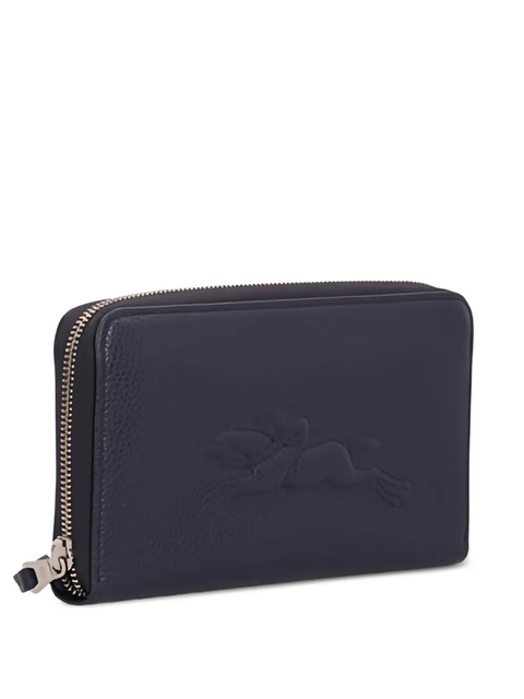 Longchamp embossed zip wallet - Blue - zdjęcie produktu nr 1