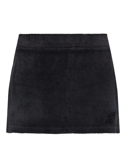 Alexander Wang embroidered cotton mini skirt - Black - zdjęcie produktu nr 1