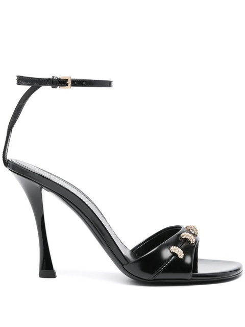 Givenchy 100mm crystal-embellished sandals - Black - zdjęcie produktu nr 1