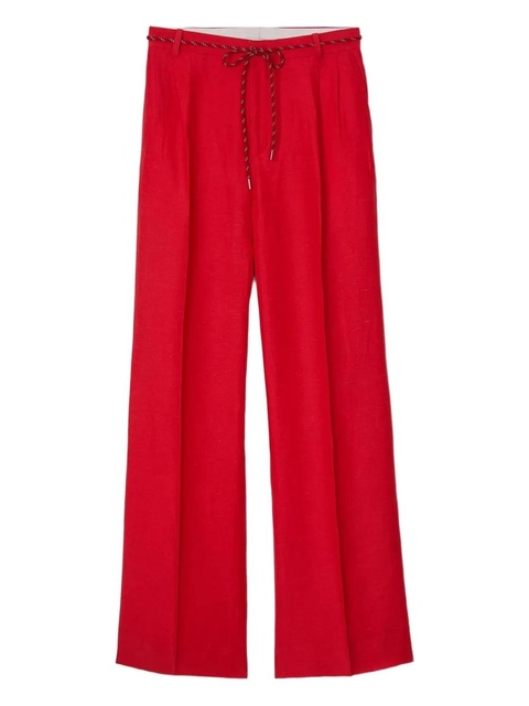 SANDRO cotton trousers - Red - zdjęcie produktu nr 1