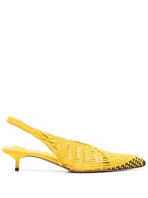 Jacquemus 30mm Les Cubisto Banane pumps - Yellow - zdjęcie produktu nr 1
