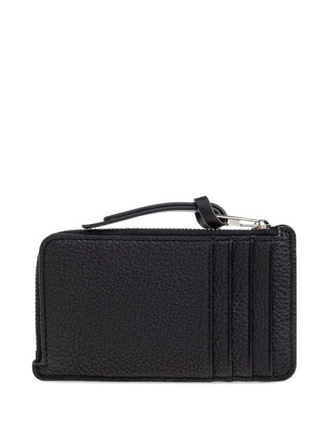 LOEWE zip-around leather cardholder - Black - zdjęcie produktu nr 2