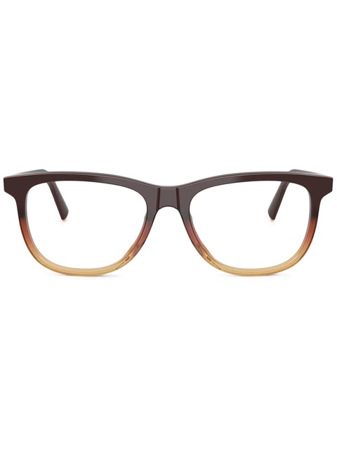 Miu Miu Eyewear round-frame glasses - Brown - zdjęcie produktu nr 1