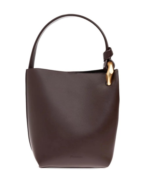 JW Anderson leather shoulder bag - Brown - zdjęcie produktu nr 2