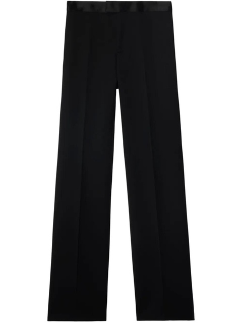 Burberry wool straight-leg trousers - Black - zdjęcie produktu nr 1