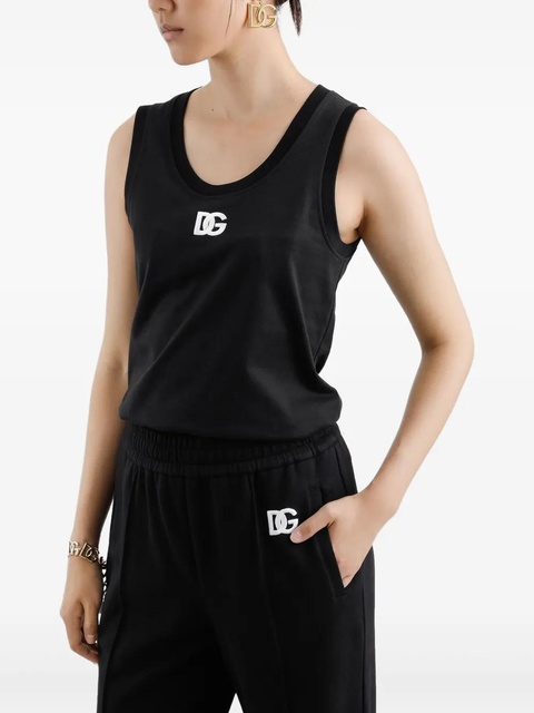 Dolce & Gabbana DG logo tank top - Black - zdjęcie produktu nr 2