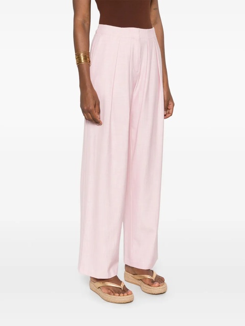 Maje pleat-detail trousers - Pink - zdjęcie produktu nr 2