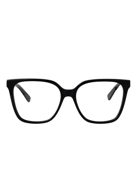Longchamp LO2765 rectangle-frame glasses - Black - zdjęcie produktu nr 1