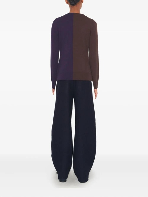 Tory Burch brooch wool cardigan - Brown - zdjęcie produktu nr 1