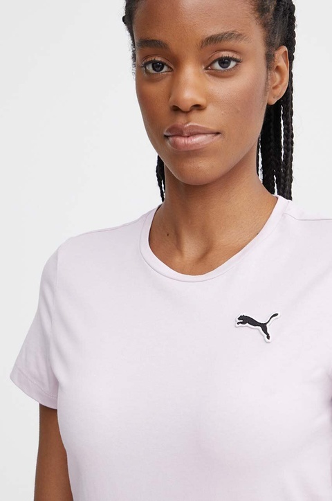 Puma t-shirt bawełniany BETTER ESSENTIALS damski kolor fioletowy 675986 - zdjęcie produktu nr 1